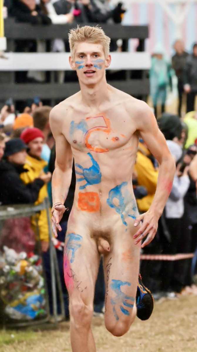 naked guy full of paint | Milky Teen Boys